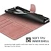 Shantime Leather Wallet Case Compatible with Ulefone RugOne Xever 7 Pro, Colorful Flip Cover with Card Holders Magnetic Closure Full Protection Shell(Rose Gold)