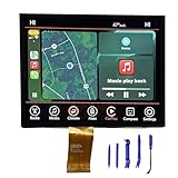 17-21 Replacement 8.4' Uconnect 4C UAQ LCD Monitor Touch-Screen Radio Navigation，Display Touch Screen Radio Navigation Fit for Dodge RAM Jeep Chrysler 2017&up Replace # LA084X01