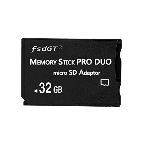 Fengshengda 32G High Speed Memory Stick Pro-HG Duo Class 10 32G Micro SD and Mark2 HX Adapror for PSP Accessories