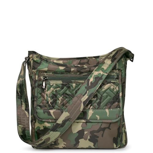 Lug Hopscotch Crossbody Bag, CAMO GREEN