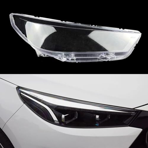 CHROX para Jac Jiayue A5 2020, Tapas de Faros Delanteros de automóvil Cubierta de Lente de Faro Delantero Pantalla de lámpara Cubierta de lámpara Cubierta Clara de Shell de la Lente del Coche