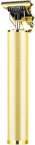 Cordless Professional T-Blade Hair Trimmer, Gold, Wireless Power Source