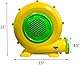 Air Blower, 550W Bouncy Castle Pump Fan, Electric Inflatable Bouncer Blowers for Inflatable Bounce House, Waterslide, Jumper Slides