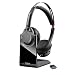Produktbild Poly Voyager Focus UC schnurloses Headset für Computer und Ladestation  Active Noise Cancelling (ANC)  Verbindung mit PC/Mac/Mobiltelefon über Bluetooth  Kompatibel mit Teams (zertifiziert), Zoom