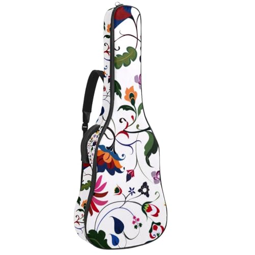 Sac pour guitare acoustique de 101,6 cm étanche avec plusieurs poches