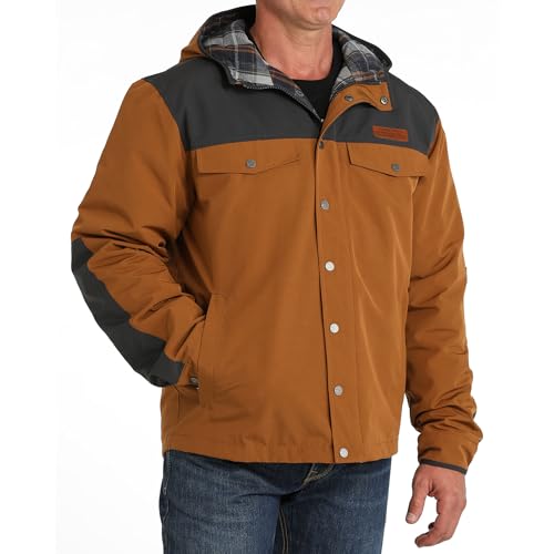 Cinch Men's Brown Canvas Barn Coat Brown L2