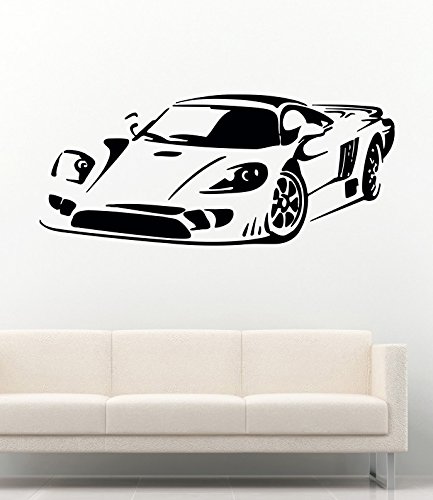 New Cool Car Sport Race Man Cave Garage Home Kids Room Wall Decals Vinyl Decor Stickers MK1364