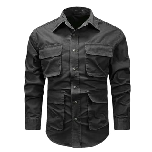 Chemise séchage rapide à quatre poches homme en soie glacée