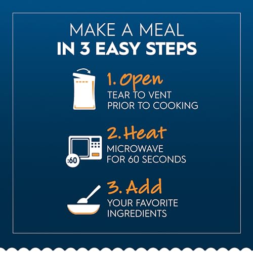 BARILLA Ready Pasta, Penne, 7 oz. Pouch (pack of 7) - Non-GMO, No Preservatives - Perfect Microwave Pasta Ready in 60 Seconds - Great for Quick Pasta Meals