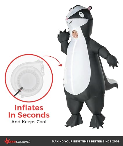 Disfraz inflable de mofeta para niños Morph miniatura 7