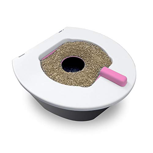 Gatoalete Rosa - Banheiro para Gatos - Funciona sem areia