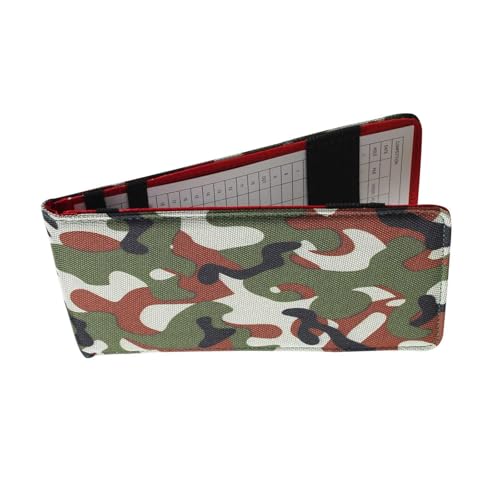 HUANGTNG Golfs Scorecard Holder Golfs Journal Notebook Oxford Cloth Club Book Golfs Gifts for Women and Men Golfers