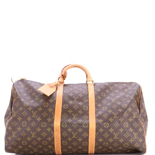 Louis Vuitton, Pre-Loved Keepall Bag Monogram Canvas 55, Brown