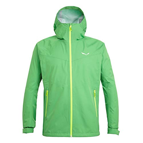 SALEWA Puez (Aqua 3) PTX M Jkt Chaqueta Impermeable, Hombre, Verde (Classic Green 2090), 2XL