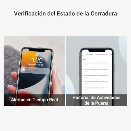 Miniatura 12 de Ezviz Cerradura Inteligente Con Wifi,Cerradura Electrónica Automática Con Instalación Diy,Modo Privacidad Con Gestión De Usuario Via App,Inspección Del Estado De Bloqueo,Bloqueo Automático,Dl01 Pro