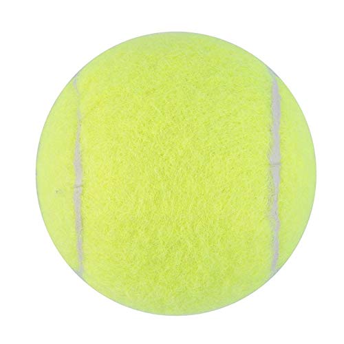 Ygerbkct Balles de Tennis Vertes Tournoi Sportif en Plein air Amusant Chien de Plage de Cricket idéal pour la Pratique du Tennis de Cricket de Plage Durable à Utiliser Cover