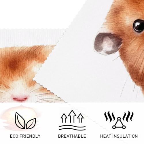Set de table lavable hamster pour protéger la table des plats