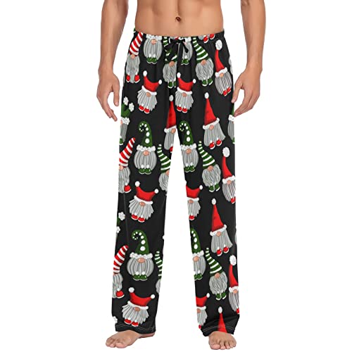 Ollabaky Pajama Pants for Men PJs Bottoms Sleep Lounge Pants with Pockets, S M L XL XXL