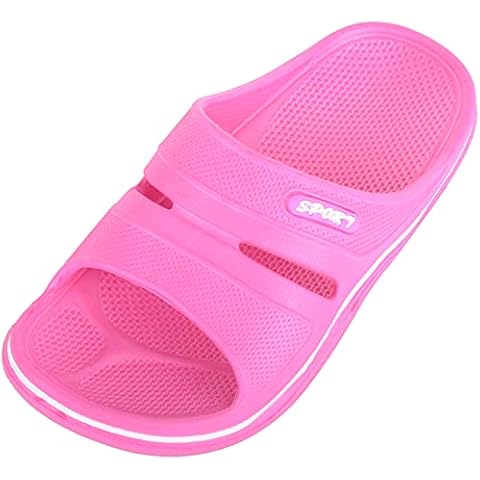 Fuchsia Slip On Peep Toe Sandals Cover
