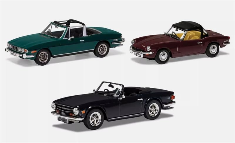 Amazon.com: Corgi Triumph Sports Car Collection 3 car Set Stag