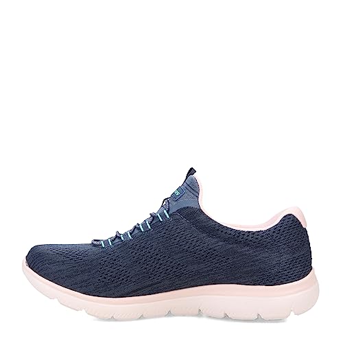 Skechers Women's Summits Fun Flare Sneaker, Navy/Multi=NVMT, 5.5 Wide4