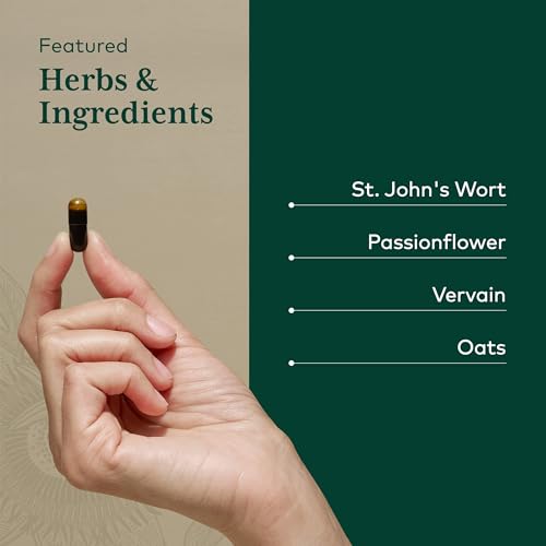 GAIA HERBS PRO Emotional Balance - Supports Stress & Cognitive Health* - St. John's Wort, Passionflower, Vervain & Oats - Vegan - 60 Liquid Phyto-Caps (60 Servings) - Image 5