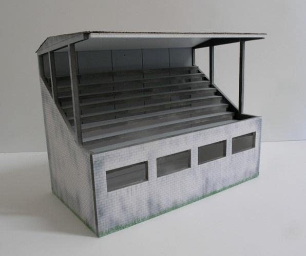 Kit de tribunes Reims 1:32 Greenhills MACC455 bâtiment maquette de piste