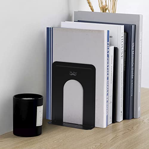 Mr. Pen- Book Ends, Black, 4 Pack, Heavy Duty Metal Bookends For Shelves, Book Holders For Shelves, Book Stoppers, Book Holders, Book Ends For Office, Metal Bookends, Book Ends To Hold Books. #TOP6