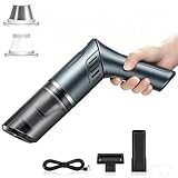 MZGO Cordless Car Vacuum Cleaner - Portable Handheld Vacuum with 90° Adjustable Handle,120W / 15000Pa Rechargeable Mini Dust Buster for Cars, Carpets and Pet Hair