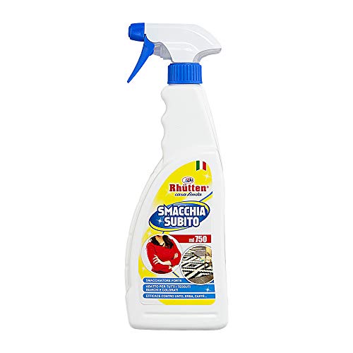 Smacchia Subito, Smacchiatore per Tessuti Bianchi e Colorati, Pulisce Macchie di Unto, Caffè, Erba, Casa Linda, 750ml