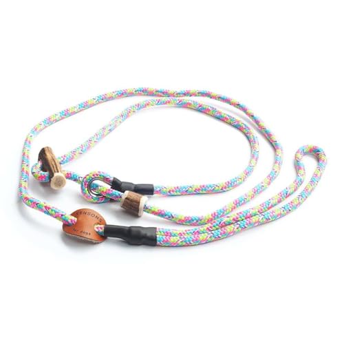 Retriever-Leine/Moxonleine Sporty-Style | robuste Hundeleine aus Tau mit Klemme & Halsbandfunktion | 6mm – besonders griffig & wetterfest | Training, Alltag & Dummyarbeit