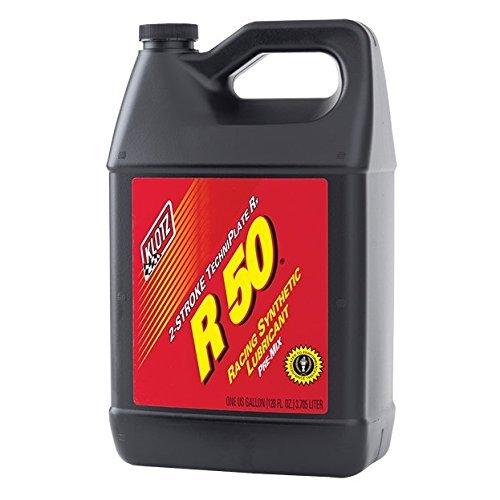 Klotz R50 Racing TechniPlate Synthetic 2-Stroke Pre-Mix Oil, 64 Ounce