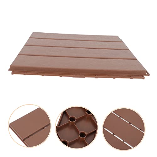 Suelo de madera y plástico decorativo para crear terrazas acogedoras 7