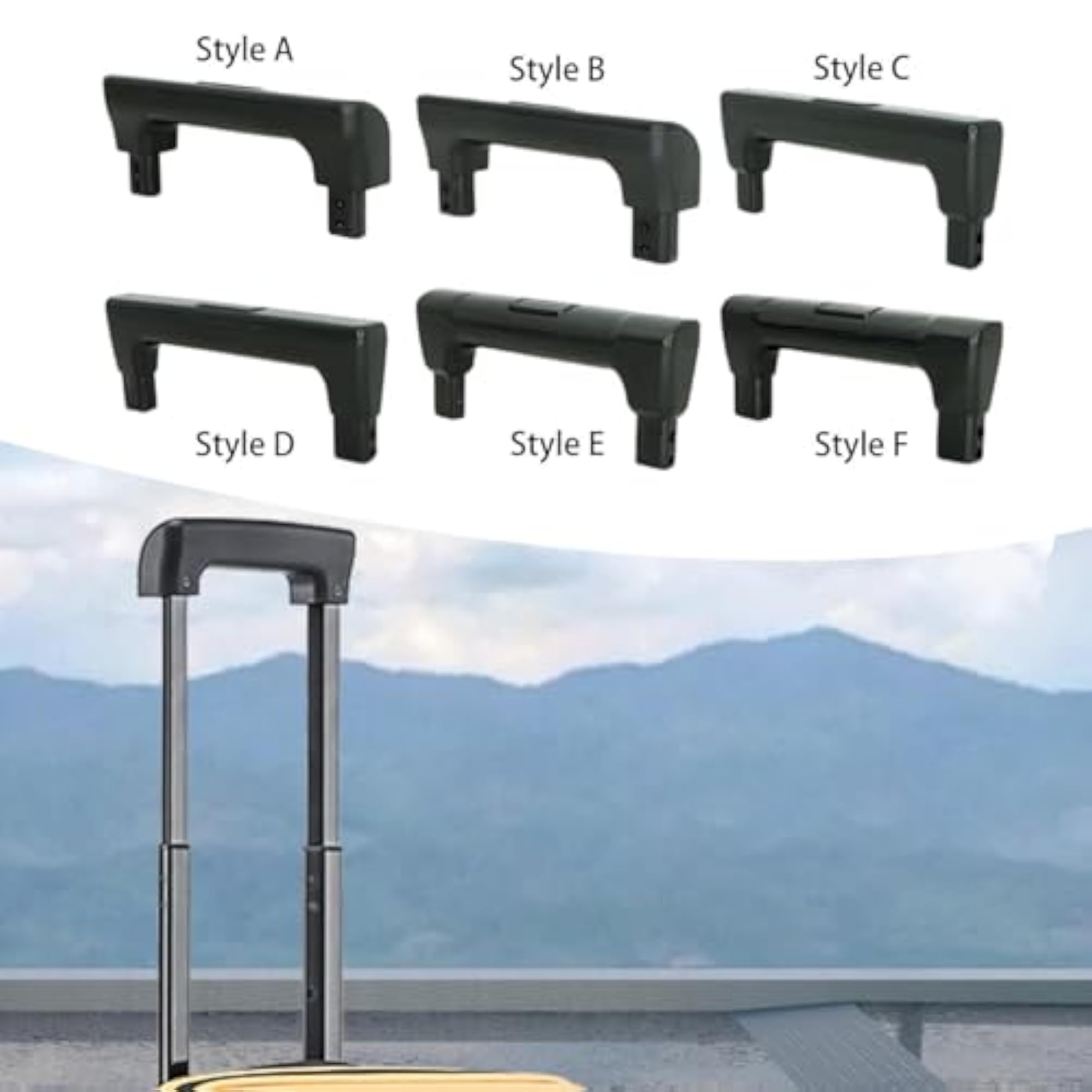 Luggage Suitcase Handle Portable Replacement, Simple Installation