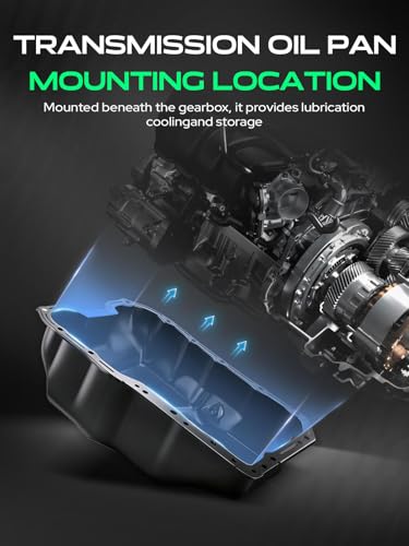 Cárter de aceite de transmisión para Nissan Altima 2.5L 2007-2013 con tapón de drenaje 7