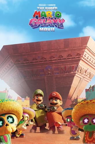 Nintendo The Super Mario Galaxy Movie (2026) - Desert One Sheet Wall Poster, 34L" x 22.4W", Premium Unframed Version