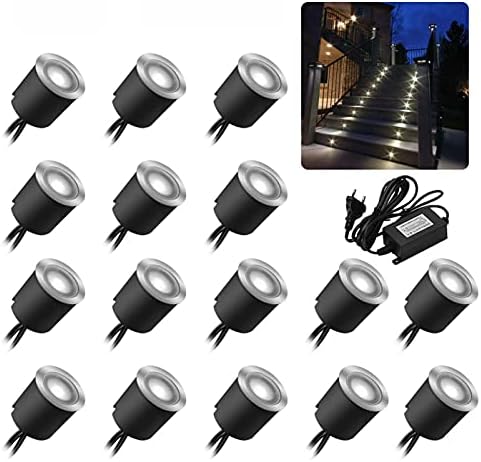 6x LED Bodeneinbauleuchten IP67 - 0.6W Warmweiß Für Garten & Terrasse