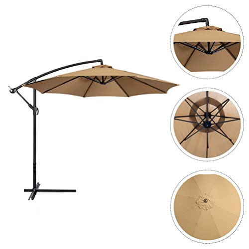 Gatuida Guarda-chuva redondo para pátio ao ar livre, jardim, deck, varanda, sombra de proteção solar