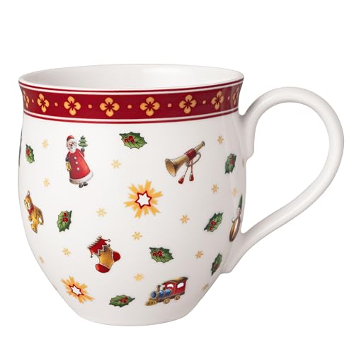 Villeroy & Boch Toy's Delight - Caneca de café com alça, design de Natal, porcelana, design de brinquedos de inverno