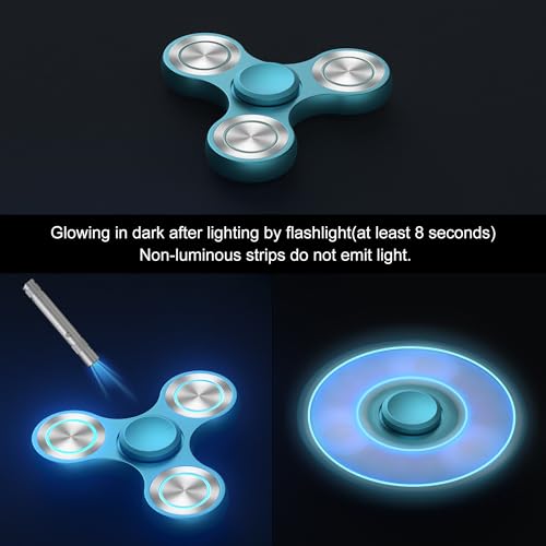Image of Fidget Spinners Toy, Metal Stainless Steel Bearing High Speed 4-8 Min Spins, EDC ADHD Stress Anxiety Relieves Fidgets Finger Toys, Spinner Toys for Adults and Kids