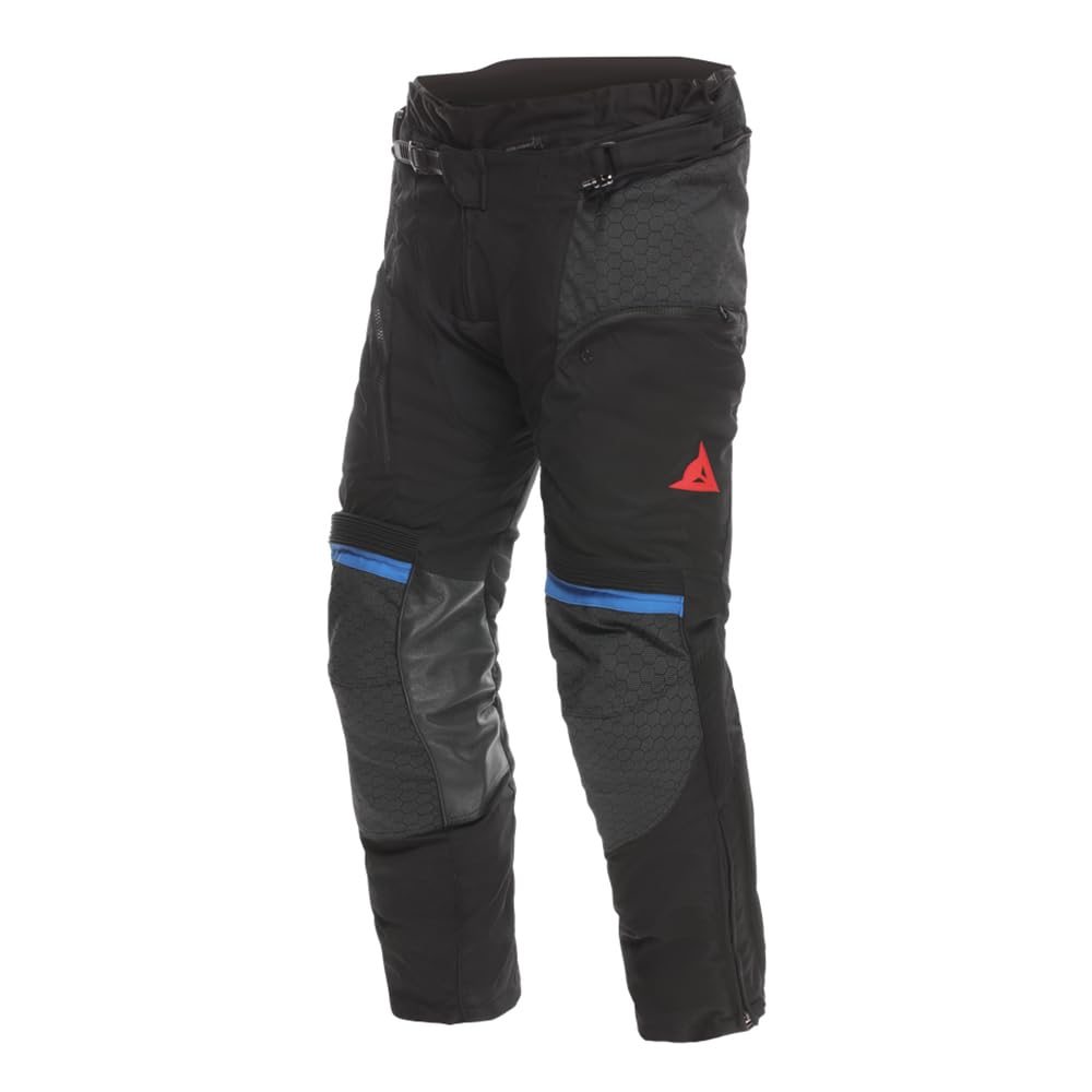 Dainese Super Adventure Absoluteshell wodoodporne motocyklowe spodnie tekstylne, czarny/niebieski, 48