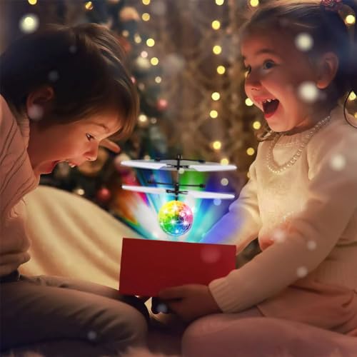 OSDUE Fliegender Ball, Drohne, Helikopter, Flying Ball Fly Magic Spinner Boomerang Spielzeug für Kinder 6-10+