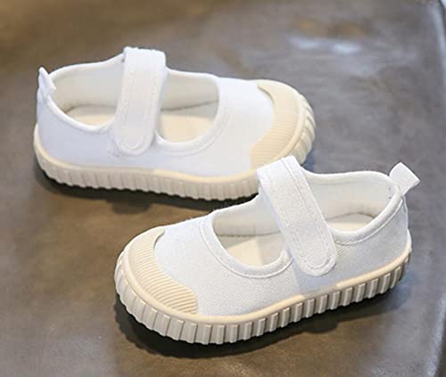 Kids Girls Shoes Slip-on Casual Canvas Sneaker Flats for Toddler/Little Kid3