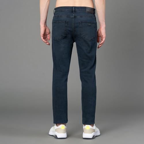 Image of Red Tape Denim Jeans for Men in Medium Blue| Denim Jeans