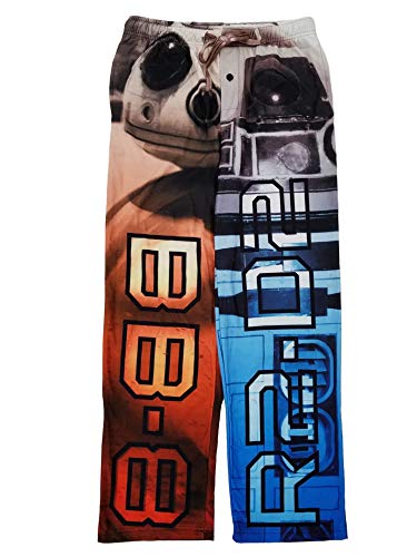 Star Wars Mens Bb-8 R2-D2 Flannel Sleep Pants Lounge Pants Pajama Bottoms M Multicolor #TOP29