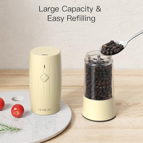 Ultrean USB-C Rechargeable Salt & Pepper Grinder Set with w/ LED Light - image 5