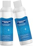 2PC Swimming Pool Purifier, Pool Purifier, Pro Pool Water Purifier Liquid, Keeps Water Crystal Clear & Removes Cloudiness, for Inground Pools & Above Ground Pools