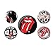 Price comparison product image Pyramid International BP80465 Rolling Stones Classic Badge, Multi-Colour, 10 x 12.5 x 1.3 cm