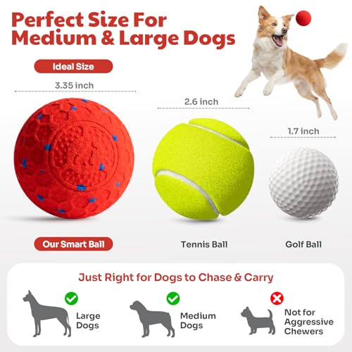 Wagorific Interactive Dog Ball for Medium & Large Dogs, Automatic Moving Dog Toy with Motion Activation, USB Rechargeable Self Rolling Ball for Boredom Relief, Indoor Exercise & Independent Play — view 2