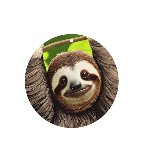 Hojas ambientadoras para auto Cute Sloth miniatura 1